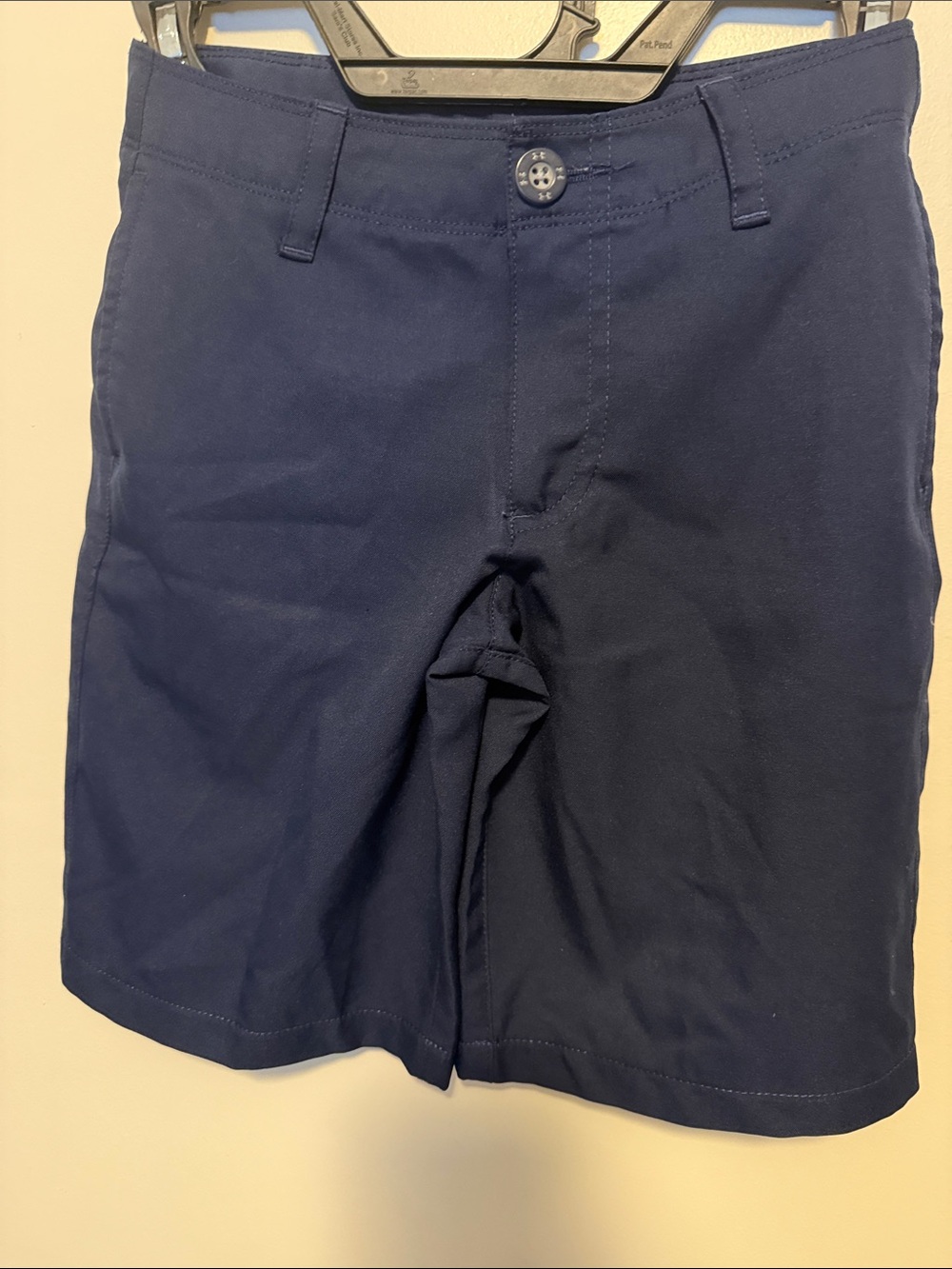 Under Armour Navy Flat-Front Performance Shorts